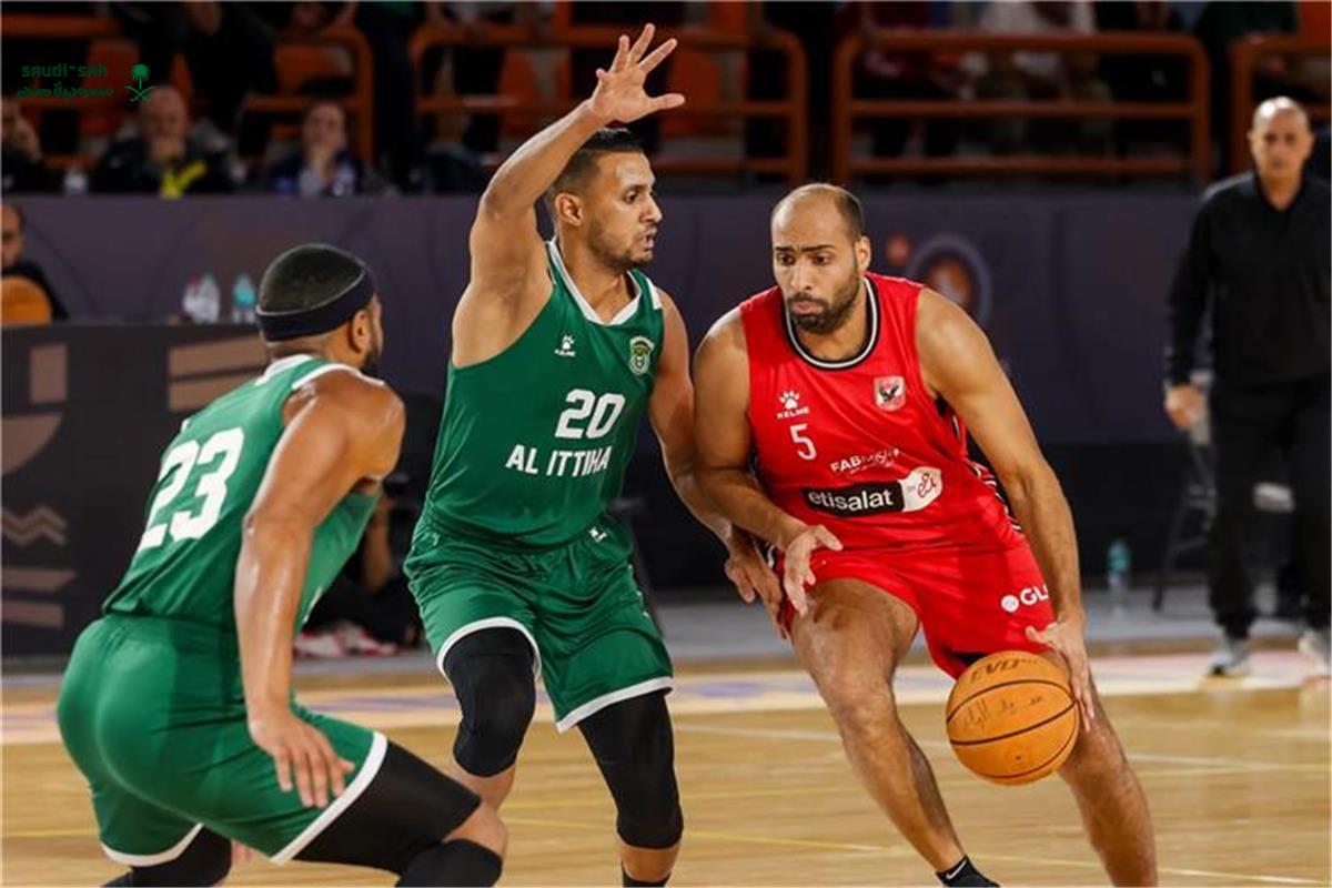 نهائي قوي بين الأهلي والاتحاد في دوري المرتبط لكرة السلة